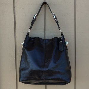 LAST CHANCE - MAKE OFFER. Beautiful Coach Black Patent Shoulder Bag